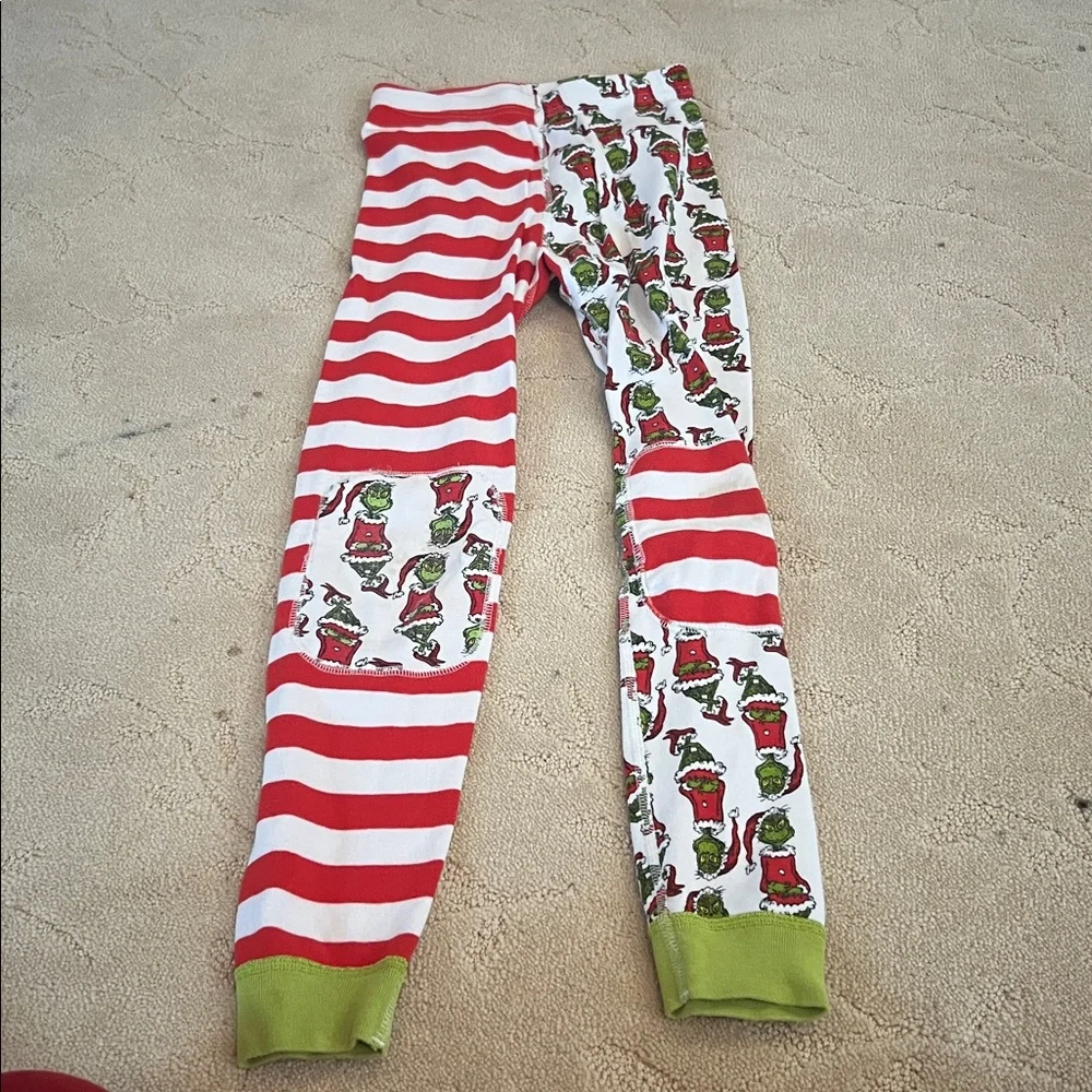 Hanna Andersson Dr. Seuss Grinch Long John Pajama Set Grinch Mix It Up Size 8